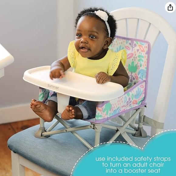 Summer by Bright Starts Pop ‘N Sit Portable High Chair - Picture 3 of 5